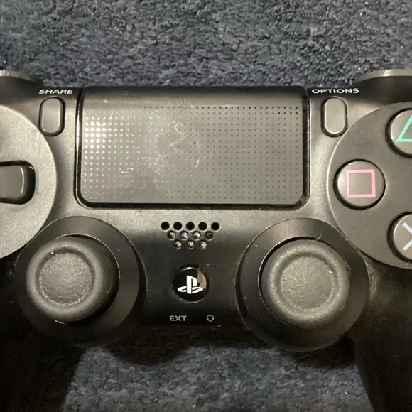 Preowned Not Tested Sony Original DualShock 4 Controllers - Black Pair - Picture 6 of 13